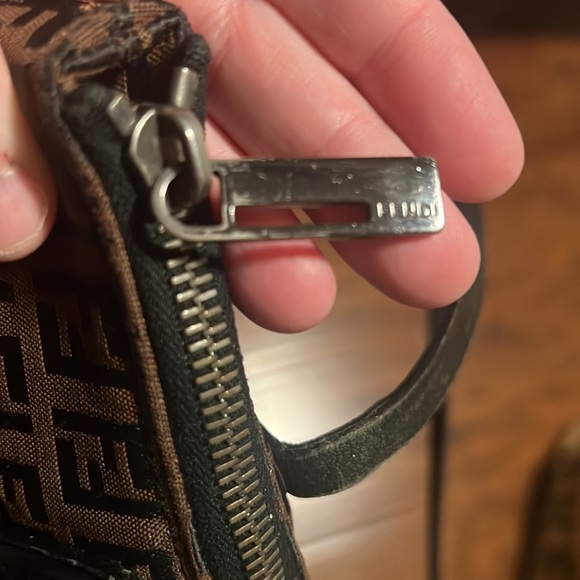 Vintage Authentic Fendi Zucchino Y2K bag - Picture 2 of 12